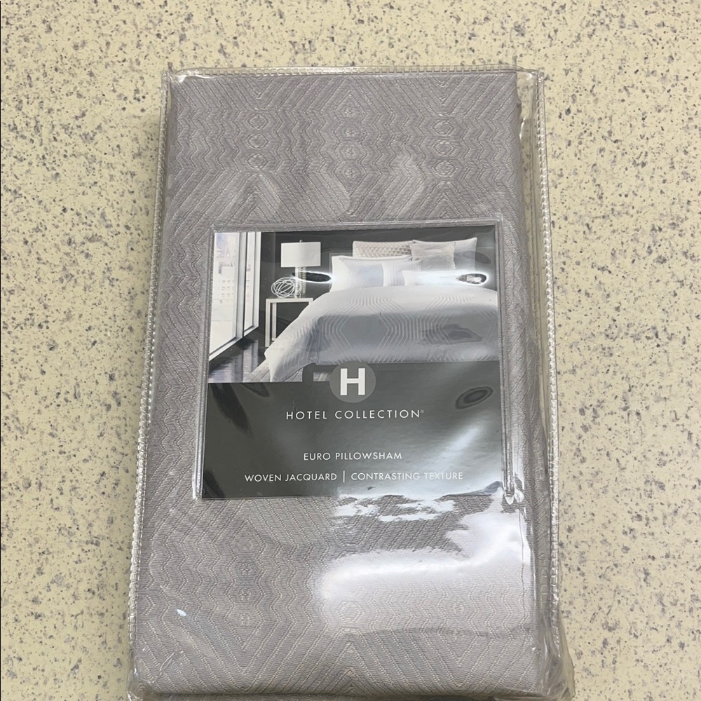 Hotel Collection Gray Euro Sham